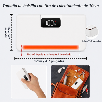 Mini Sellador Térmico de Bolsas